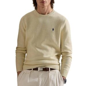 Polo Ralph Lauren yellow cotton pullover large